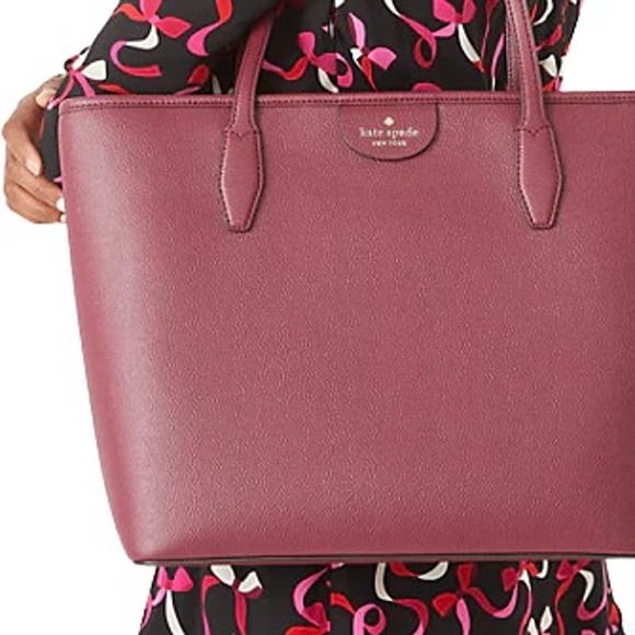 kate spade Handbags - Kate Spade Lori Tote Bag Carryall in Blackberry Preserve